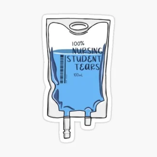 nursing tears funny joke student Vinyl  Sticker  cup Window Bumper Wall Laptop