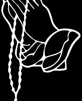 Praying Hands Decal Car Truck Van Window Laptop rosary Vinyl Sticker