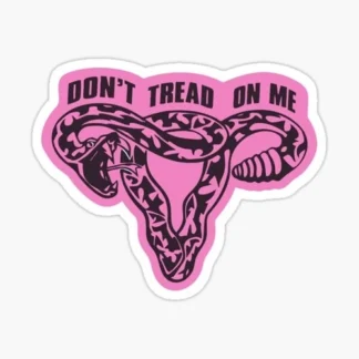 Don't Tread On Me pink snake vinyl Sticker Laptop Window  Gadsden Flag 2nd Guns