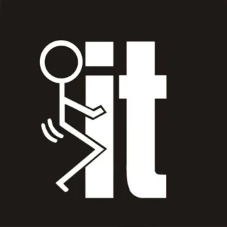 4"x5" Fck It Funny Decal Vinyl JDM Fu*k Sticker Car Truck Window van Laptop