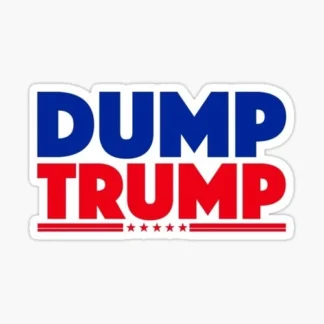dumo trump sticker political presidential race funny joke