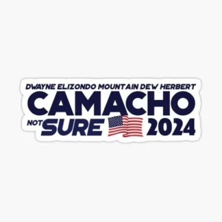 camacho 24 sticker political presidential race