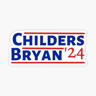 childers bryan 24 sticker political presidential race