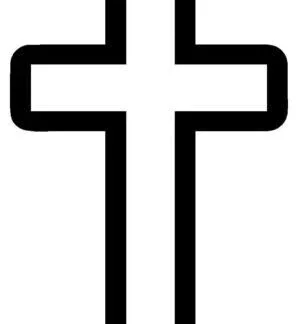 CROSS VINYL DECAL CAR WINDOW LAPTOP BUMPER STICKER GOD CHURCH RELIGIOUS JESUS