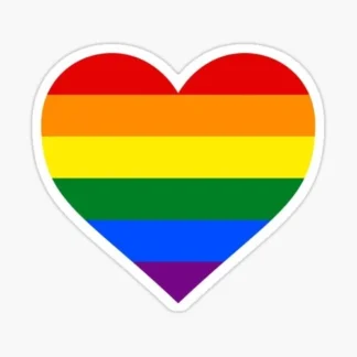 gay  heart Cute Fun Love Is Love Sticker gay pride