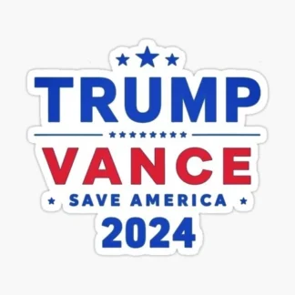 DONALD TRUMP  VANCE 2024   SAVE AMERICA  American sticker