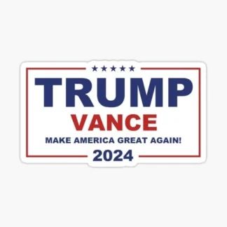 (3) pack- TRUMP  Vance 24  MAGA make America Great Again sticker pack