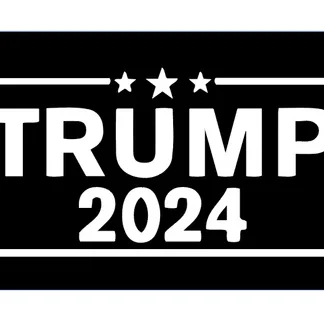 PRESIDENT DONALD TRUMP 24  banner Vinyl Decal Sticker Car 2024 MAGA