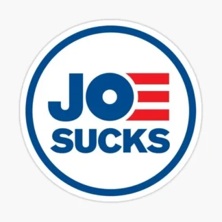 joe sucks president biden Sticker laptop/ tumbler / wall sticker