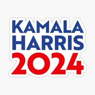 3x pack Kamala Harris  2024 red blue  presidential sticker pack
