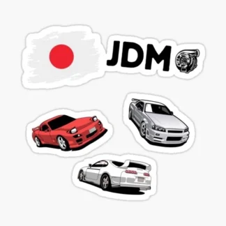 4x pack of JDM car stickers engine JDM racing trucks vans SUV
