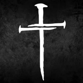 3x Cross Nails Vinyl Die Cut Decal Sticker Jesus Christ Christian Religious God