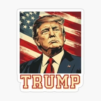 DONALD TRUMP   president MAGA sticker USA America