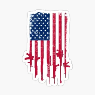 Usa Gun Flag 2nd amendment right AMERICA