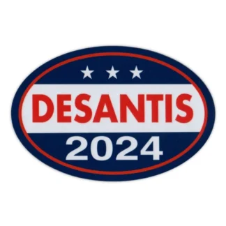 Oval Car sticker, Ron DeSantis 2024, President, 6" x 4"  Bumper Sticker