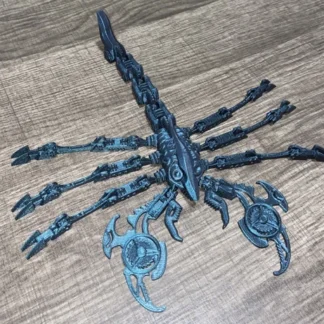 3D Printed Cyber Scorpion Flexible Full Articulated Fidget Toy Deco