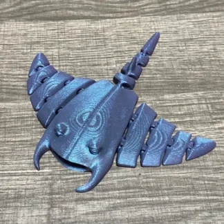 3d printed Manta Ray Animal Fish Ocean Articulated fidget Toy Kids Decoration