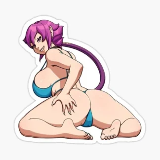 Sexy Anime Stickers  bending over bikini Girl Women Explicit Beautiful Gorgeous