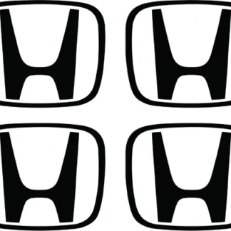 (4) Honda CENTER CAP DECALS CIVIC CRX S2000 ACCORD INTEGRA TSX RSX PILOT CRV