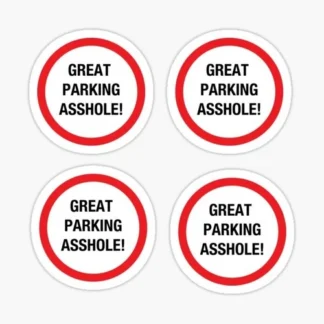 10x pack of car slap sticker great parking  funny joke trucks vans SUV