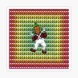 2005 oompas blotter  acid sticker laptop skateboard bumper car truck