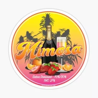 mimosa strain Laptop sticker  weed skateboard  bumper car truck 420