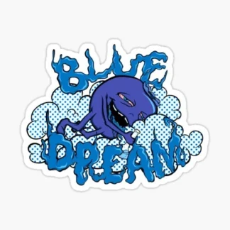 blue dream strain Laptop sticker  weed skateboard  bumper car truck 420