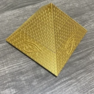 3pc Ancient Egyptian Pyramid Eye of Horus Gold Color Jewelry Box Creative