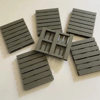 6x Pallet Simulation MINI Scale Deco. RC Truck/Military/Diorama/Garage 1:24
