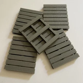 5x Pallet Simulation MINI Scale Deco. RC Truck/Military/Diorama/Garage 1:24