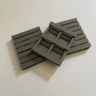 3x Pallet Simulation MINI Scale Deco. RC Truck/Military/Diorama/Garage 1:24