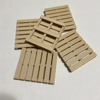 5x Pallet Simulation MINI Scale Deco. RC Truck/Military/Diorama/Garage 1:24