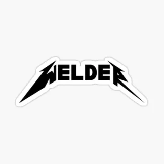 Laptop sticker  welder  skateboard welding bumper car truck