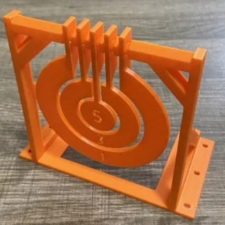 Orange Airsoft/ Nerf Spin-around Target Indoor airsoft target practice Mountable
