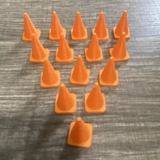 Packs Of 1:24 Scale Orange Traffic Cones/ Construction Cones/ Repair Shop