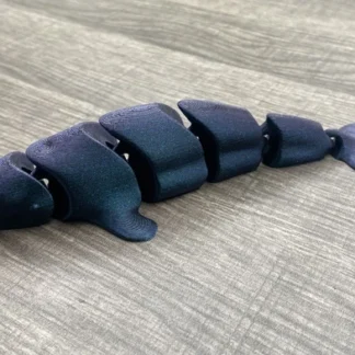 3d printed Beluga Whale Animal Fish Ocean Articulated fidget Toy Kids Decoration