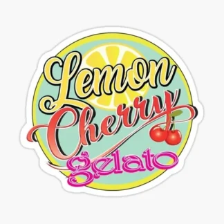 lemon cherry gelato strain Laptop sticker  weed skateboard  bumper car truck 420