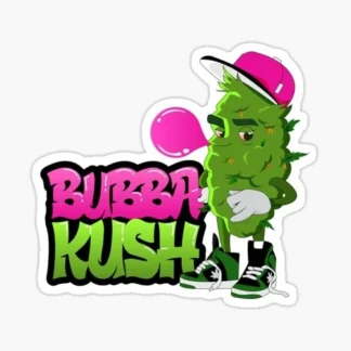 bubba kush strain Laptop sticker  weed skateboard  bumper car truck 420