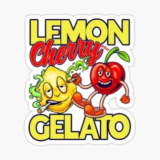 lemon cherry gelato strain Laptop sticker  weed skateboard  bumper car truck 420
