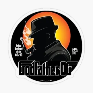 godfather og strain Laptop sticker  weed skateboard  bumper car truck 420