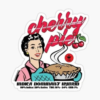 cherry pie strain Laptop sticker  weed skateboard  bumper car truck 420