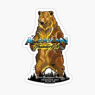 alaskan thunder f Laptop sticker  weed skateboard mylar car truck 420