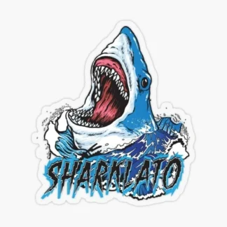 sharklato strain Laptop sticker  weed skateboard mylar car truck 420