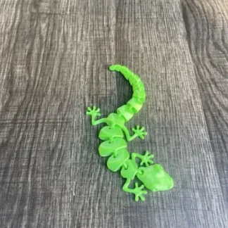 3d printed Gecko Salamander Lizard Realistic Reptile Articulated fidget Toy Kids