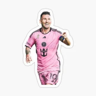 lionel messi soccer Sticker Gloss Laminate l Waterproof  uv resistant