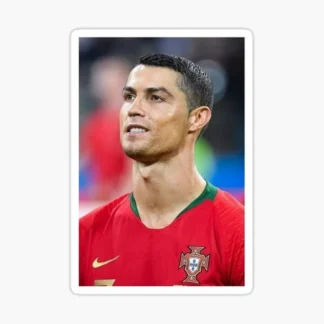 cristiano ronaldo pro soccer Sticker Gloss l Waterproof  uv resistant football