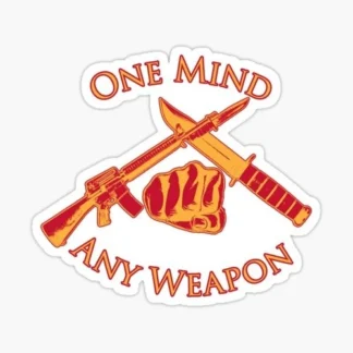 US MARINES ONE MIND ANY WEAPON MILITARY DECAL  STICKER WATERPROOF CAR TRUCK