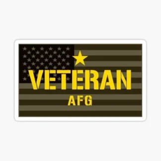 UNITED STATES AFG VETERAN MILITARY DECAL  STICKER WATERPROOF CAR TRUCK
