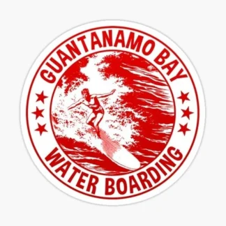 US Guantanamo Bay Water Boarding PATRIOTISM offend you? MILITARY DECAL  STICKER