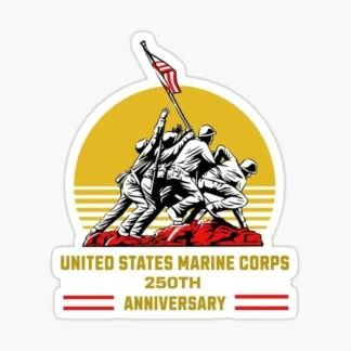 US MARINES 250th anniversary MILITARY DECAL  STICKER WATERPROOF CAR TRUCK Laptop
